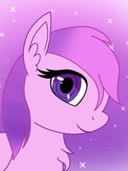 Size: 768x1024 | Tagged: safe, artist:aurora_skylar, oc, oc only, oc:skylar aurora, pegasus, pony, chest fluff, female, looking at you, mare, pegasus oc, smiling, solo, stars