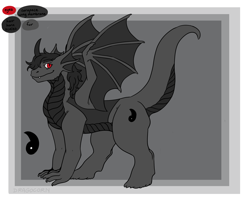 Size: 2200x1776 | Tagged: safe, changeling, dragon, hybrid, dragoling, kagetera
