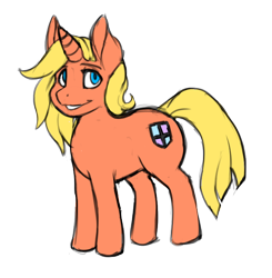 Size: 674x687 | Tagged: safe, artist:royale, oc, oc only, oc:royale deluxe, pony, unicorn, male, solo