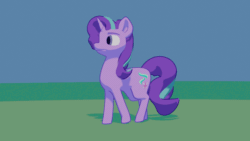 Size: 960x540 | Tagged: safe, artist:alicornified, starlight glimmer, pony, unicorn, g4, 3d, animated, blender, cel shading, female, gif, loop, mare, shading, solo, walk cycle, walking