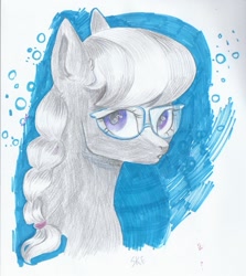Size: 1575x1767 | Tagged: safe, artist:ske, silver spoon, earth pony, pony, g4, pencil drawing, solo, traditional art