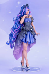 Size: 667x1000 | Tagged: safe, kotobukiya, princess luna, human, g4, anime, breasts, clothes, dress, high heels, humanized, kotobukiya princess luna, shoes, solo, stiletto heels