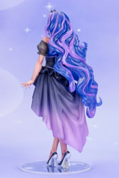 Size: 667x1000 | Tagged: safe, kotobukiya, princess luna, human, g4, clothes, dress, high heels, humanized, kotobukiya princess luna, shoes, solo, stiletto heels