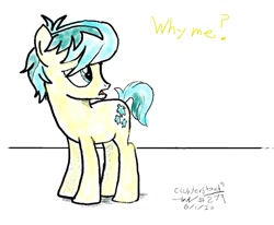 Size: 1217x1003 | Tagged: safe, artist:johnerose126, sandbar, earth pony, pony, g4, male, solo