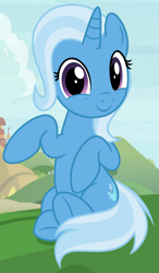 Size: 1024x1753 | Tagged: safe, artist:jhayarr23, screencap, trixie, pony, unicorn, g4, student counsel, cropped, cute, diatrixes, female, mare, solo