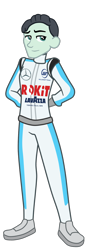 Size: 676x1764 | Tagged: safe, artist:gmaplay, equestria girls, g4, equestria girls-ified, formula 1, nicholas latifi, simple background, solo, transparent background