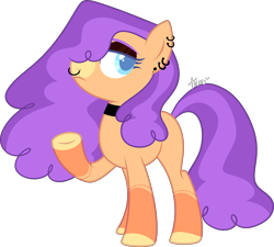 Size: 2362x2122 | Tagged: safe, artist:kurosawakuro, oc, oc only, earth pony, pony, base used, female, high res, mare, offspring, parent:flash sentry, parent:pinkie pie, parents:pinkiesentry, simple background, solo, transparent background