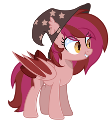 Size: 1800x2000 | Tagged: safe, artist:ponkus, oc, oc:velvet silverwing, pony, female, hat, mare, simple background, transparent background, witch hat