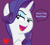Size: 1182x1060 | Tagged: safe, derpibooru exclusive, edit, edited screencap, editor:twilyisbestpone, screencap, rarity, pony, unicorn, g4, sparkle's seven, darling, dreamworks face, fabulous, female, heart, lidded eyes, mare, open mouth, positive ponies, purple background, raised eyebrow, simple background, smiling, solo, talking to viewer