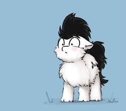 Size: 2951x2614 | Tagged: safe, artist:vipy, oc, oc:vipy, earth pony, pony, chest fluff, fluffy, high res