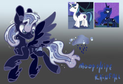 Size: 2388x1628 | Tagged: safe, artist:caramelbolt24, edit, screencap, oc, oc only, oc:moonshine rainfall, pegasus, pony, unicorn, chest fluff, ear fluff, ethereal mane, feathered fetlocks, female, hoof shoes, horn, male, mare, offspring, parent:princess luna, parent:shining armor, parents:shiningluna, pegasus oc, screencap reference, solo, stallion, starry mane, two toned wings, unicorn oc, unshorn fetlocks, wings