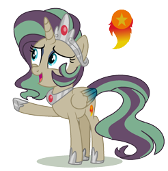 Size: 1400x1420 | Tagged: safe, artist:princess-kitsune-tsu, oc, oc only, alicorn, pony, base used, female, offspring, parent:stygian, parent:sunset shimmer, simple background, solo, teenager, transparent background