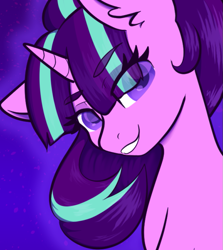 Size: 727x816 | Tagged: safe, alternate version, artist:koapony, starlight glimmer, pony, unicorn, g4, looking at you, s5 starlight, smiling, solo