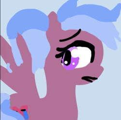 Size: 729x721 | Tagged: safe, oc, pegasus, pony, 1000 hours in ms paint, cutie mark, frown, the derpibooru anons, two toned mane