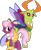 Size: 2403x2948 | Tagged: safe, artist:doctor-g, artist:lightningbolt, derpibooru exclusive, edit, cheerilee, thorax, changedling, changeling, g4, my little pony: friendship is magic, the cart before the ponies, .svg available, cheerileeder, cheerleader, clothes, crack shipping, curved horn, duo, female, grin, happy, high res, horn, horns, insect wings, king thorax, larger male, looking at you, male, open mouth, pom pom, raised hoof, shipping, show accurate, simple background, size difference, skirt, smaller female, smiling, spread wings, standing, straight, thorilee, transparent background, vector, wings