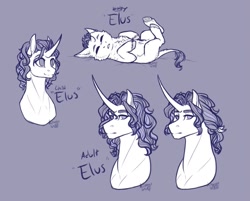 Size: 1019x819 | Tagged: safe, artist:kimyowolf, oc, oc only, oc:elus, pony, unicorn, baby, baby pony, colt, male, monochrome, solo, stallion