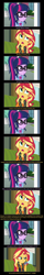 Size: 1074x6705 | Tagged: safe, artist:thejboy88, edit, edited screencap, screencap, sci-twi, sunset shimmer, twilight sparkle, equestria girls, g4, my little pony equestria girls: better together, text support, comic, screencap comic