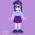 Size: 1870x1870 | Tagged: safe, artist:scribble-brix, sci-twi, twilight sparkle, equestria girls, equestria girls series, g4, female, lego, lego friends, mini-doll, purple background, simple background, solo