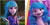 Size: 1274x634 | Tagged: source needed, safe, screencap, izzy moonbow, human, pony, unicorn, g5, comparison, female, monster, monster high, spoilers for another series, twyla, twyla boogeyman