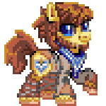 Size: 150x150 | Tagged: safe, artist:avui, oc, oc only, oc:arlo, earth pony, pony, animated, male, pixel animation, pixel art, solo