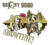 Size: 2588x2317 | Tagged: safe, artist:isegrim87, oc, oc only, oc:princess pancake, oc:unity (brony fair), oc:westfalia, earth pony, pony, unicorn, berlin, brony fair, canterlot, eyes closed, feather in hair, female, germany, glowing horn, high res, horn, levitation, magic, magic aura, mare, mascot, microphone, raised hoof, simple background, skyline, telekinesis, transparent background