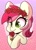 Size: 2085x2886 | Tagged: safe, artist:sakukitty, roseluck, earth pony, pony, g4, big ears, bust, cute, floral head wreath, flower, high res, rosabetes, rose, smiling, solo