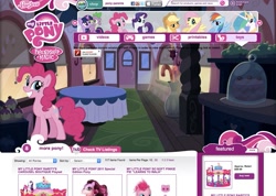 Size: 1123x800 | Tagged: safe, screencap, applejack, fluttershy, pinkie pie, princess celestia, rainbow dash, rarity, spike, twilight sparkle, alicorn, earth pony, pegasus, pony, unicorn, g4, 2012, friendship express, looking at you, mane seven, mane six, my little pony logo, nostalgia, smiling, toy, vector