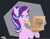 Size: 2372x1864 | Tagged: safe, artist:samsailz, starlight glimmer, pony, unicorn, g4, box, cheese, eating, food, herbivore, lineless, no pupils, pineapple, pineapple pizza, pizza, pizza box, slice of pizza, solo, that pony sure does love pineapple pizza