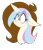 Size: 1670x1930 | Tagged: safe, artist:ladylullabystar, oc, oc only, oc:lita sparkle, pony, bust, female, mare, portrait, simple background, solo, transparent background