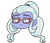 Size: 740x640 | Tagged: safe, artist:batipin, part of a set, sugarcoat, equestria girls, g4, glasses, head only, simple background, solo, transparent background