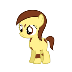 Size: 550x550 | Tagged: safe, artist:strategypony, oc, oc only, oc:sandy sweet, earth pony, pony, base used, female, filly, foal, mottled coat, simple background, solo, transparent background