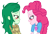 Size: 814x547 | Tagged: safe, edit, editor:ktd1993, pinkie pie, wallflower blush, human, equestria girls, g4, blushing, female, lesbian, pinkieflower, shipping, simple background, transparent background