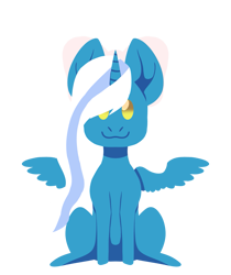 Size: 1343x1600 | Tagged: safe, artist:orangemoonarts, oc, oc:fleurbelle, alicorn, pony, alicorn oc, bow, chibi, female, hair bow, horn, looking at you, mare, simple background, smiling, smiling at you, solo, transparent background, wings