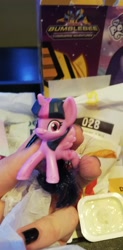 Size: 2020x4096 | Tagged: safe, twilight sparkle, alicorn, pony, g4.5, irl, mcdonald's, photo, solo, toy, twilight sparkle (alicorn)