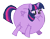 Size: 480x378 | Tagged: safe, artist:theinflater19, twilight sparkle, alicorn, pony, feeling pinkie keen, g4, my little pony: friendship is magic, female, inflation, simple background, solo, spherical inflation, transparent background, twiblimp sparkle, twilight sparkle (alicorn)