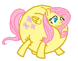 Size: 480x378 | Tagged: safe, artist:theinflater19, fluttershy, alicorn, pony, feeling pinkie keen, g4, female, flutterblimp, inflation, simple background, solo, spherical inflation, transparent background