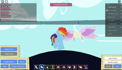 Size: 1440x837 | Tagged: safe, rainbow dash, pegasus, pony, g4, 3d, female, filly, roblox, roleplay is magic