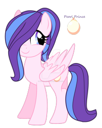 Size: 1280x1605 | Tagged: safe, artist:hate-love12, oc, oc only, oc:pearl prince, pegasus, pony, deviantart watermark, female, mare, obtrusive watermark, simple background, solo, transparent background, watermark