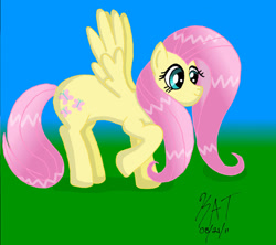 Size: 900x800 | Tagged: safe, artist:yueloverforever, fluttershy, pegasus, pony, g4, solo