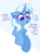 Size: 563x761 | Tagged: safe, artist:mirtash, trixie, pony, unicorn, g4, bust, cheek fluff, chest fluff, curious, cute, dialogue, diatrixes, ear fluff, featured image, female, floppy ears, fluffy, great and powerful, leaning, looking down, mare, open mouth, shoulder fluff, simple background, solo, suspicious, sweet dreams fuel, third person, white background, wide eyes