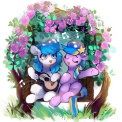 Size: 812x813 | Tagged: safe, artist:tingsan, oc, oc only, earth pony, pony, duo