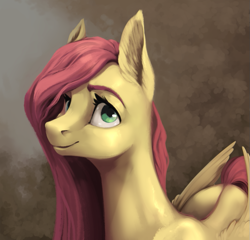 Size: 801x768 | Tagged: safe, artist:28gooddays, fluttershy, pegasus, pony, g4, cute, shyabetes, smiling, solo