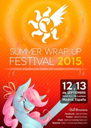 Size: 1500x2121 | Tagged: safe, artist:iberbronies, oc, oc only, oc:maredrid, pony, solo, spain, spanish, summer wrap up festival