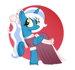 Size: 1280x1194 | Tagged: safe, artist:tenderrain-art, oc, oc only, oc:fleurbelle, alicorn, pony, clothes, dress, female, gala dress, mare, simple background, solo, transparent background