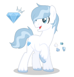 Size: 2600x2700 | Tagged: safe, artist:magicuniclaws, oc, oc only, earth pony, pony, base used, high res, magical gay spawn, male, offspring, parent:double diamond, parent:fancypants, simple background, solo, stallion, transparent background