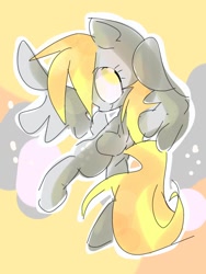 Size: 768x1024 | Tagged: safe, artist:pnpn_721, derpy hooves, pegasus, pony, g4, flying, sketch, smiling, solo, spread wings, wings
