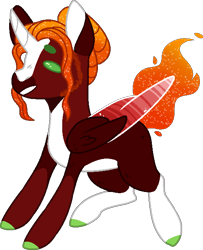 Size: 512x629 | Tagged: safe, artist:klawiee, oc, oc:hephaestus, alicorn, pony, base used, blaze (coat marking), clothes, coat markings, colored hooves, ethereal mane, facial markings, male, offspring, parent:big macintosh, parent:princess luna, parents:lunamac, simple background, socks, stallion, starry mane, transparent background