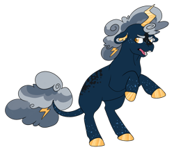 Size: 1372x1204 | Tagged: safe, artist:lightwolfheart, oc, oc only, oc:rolling thunder, pony, unicorn, male, simple background, solo, stallion, transgender, transparent background