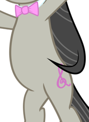 Size: 327x448 | Tagged: safe, artist:fuzzywuff, edit, vector edit, octavia melody, earth pony, pony, g4, belly, bipedal, bowtie, cropped, female, pictures of bellies, simple background, solo, transparent background, vector