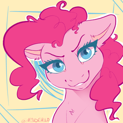 Size: 2048x2048 | Tagged: safe, artist:holomouse, pinkie pie, earth pony, pony, g4, high res, solo
